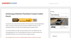 Desktop Screenshot of carport-kaufen.com